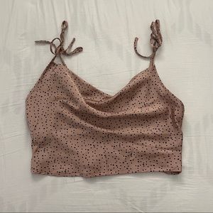 Dusty Rose Polka Dot Cami